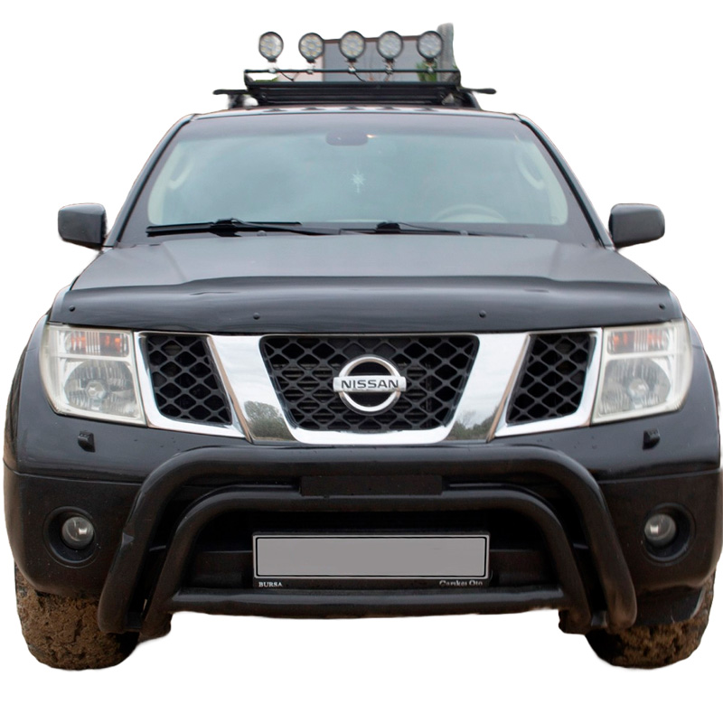 Bonnet Protector  Nissan Navara D40 2005-2010 - Gloss black