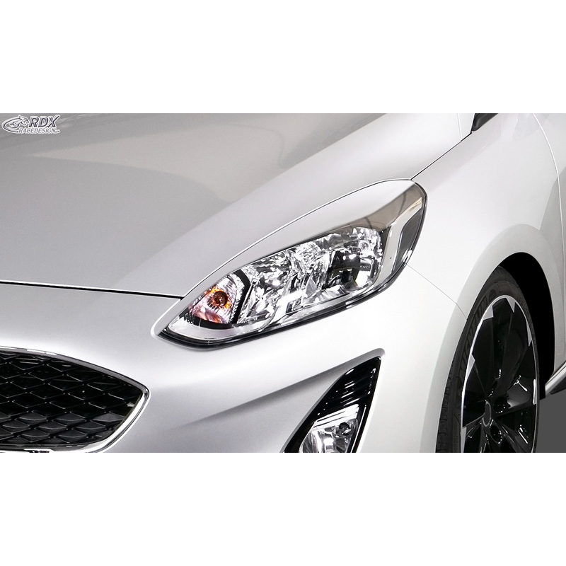 Head light spoilers  Ford Fiesta MK8 2017-2022 (ABS)