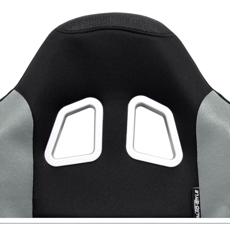 Sport seat 'K5' - Black/Grey - Non-reclinable back-rest - incl. slides