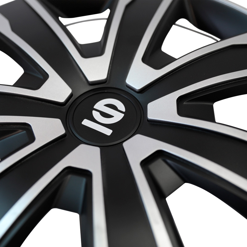 Sparco Wheel Covers Palermo - 16-inch - Silver/Black - Set of 4 pieces