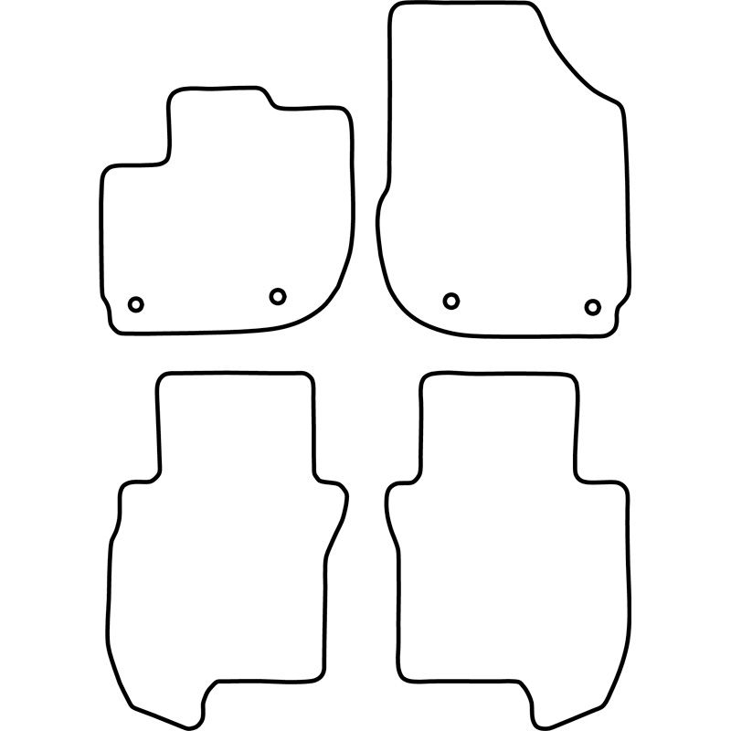 Set car mats  Honda Jazz V 2020- incl. Crosstar