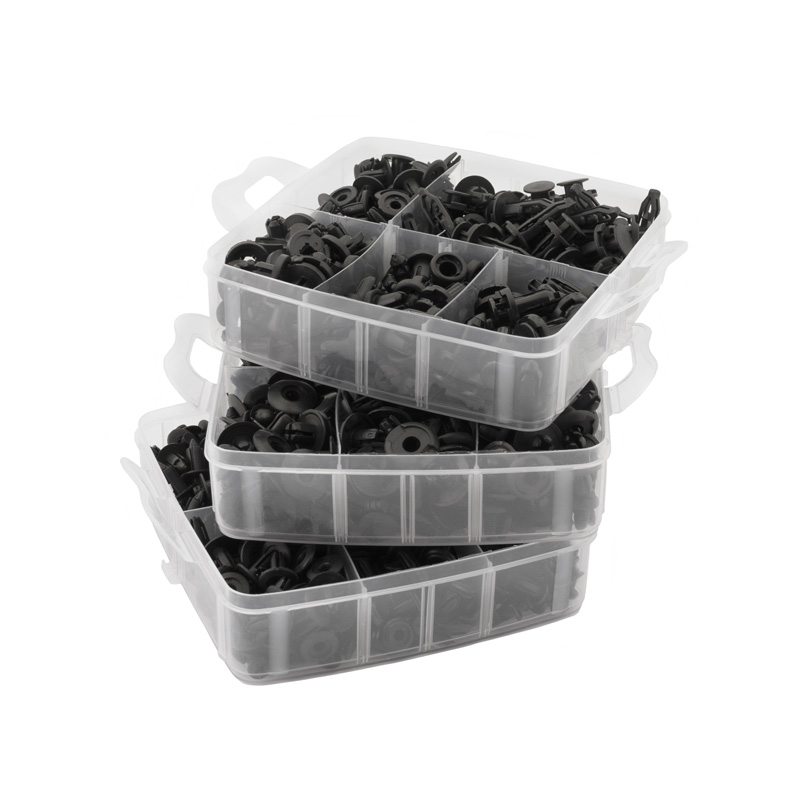 Assortment Box with Automotive Clips - 630 pieces assorted + Ply tool