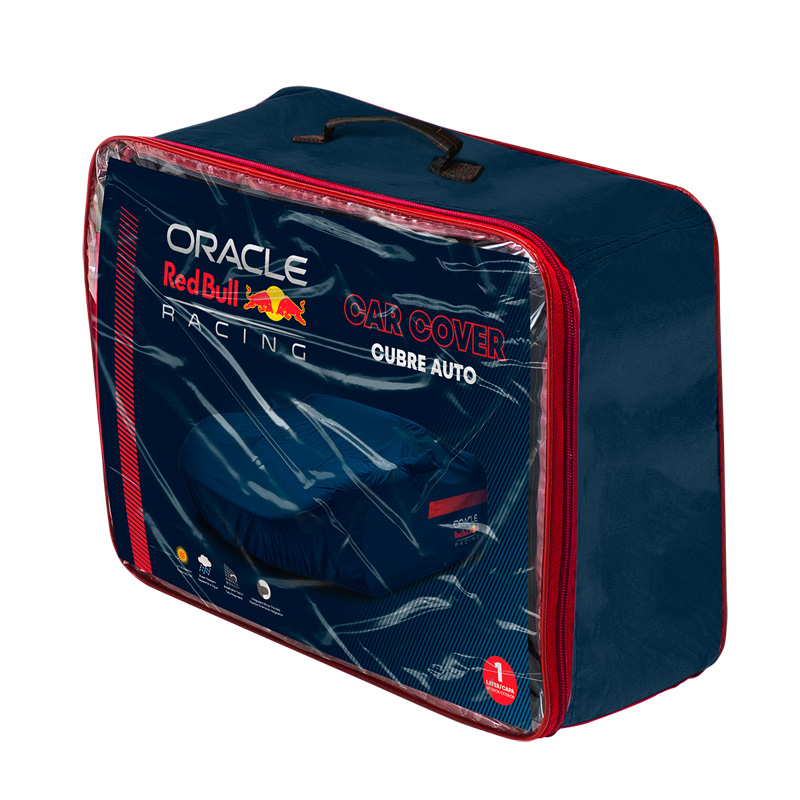 Red Bull Oracle Universal 3-layer car cover - Size XL - Blue/Red