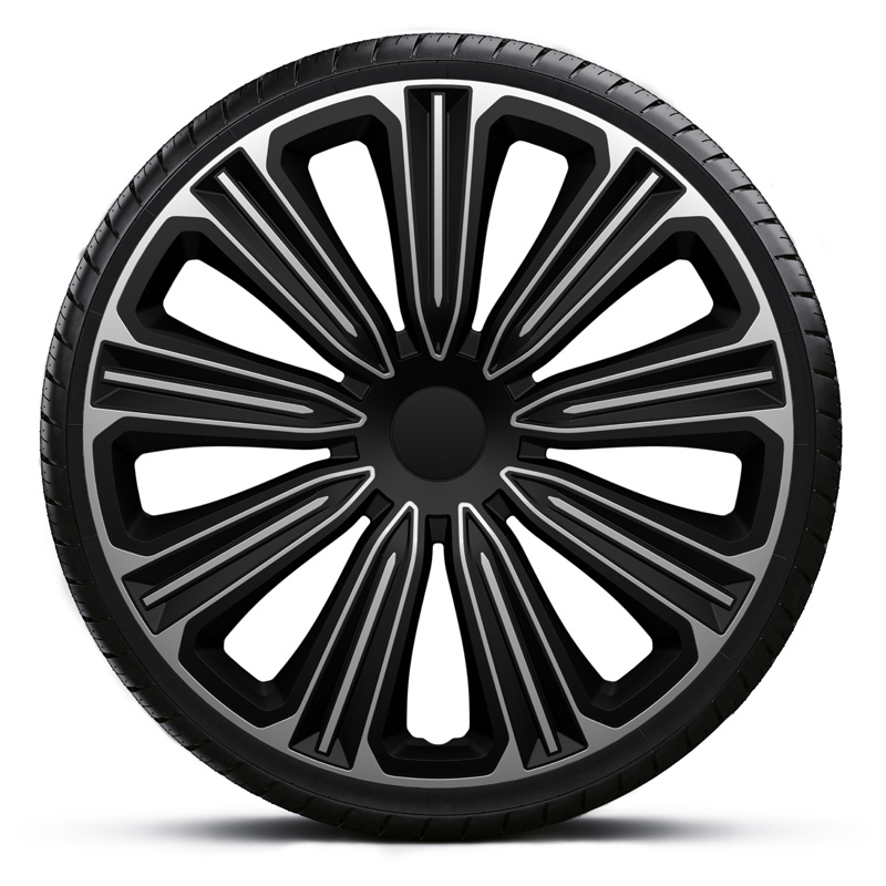 Set J-Tec wheel covers Rosso 16-inch silver/black