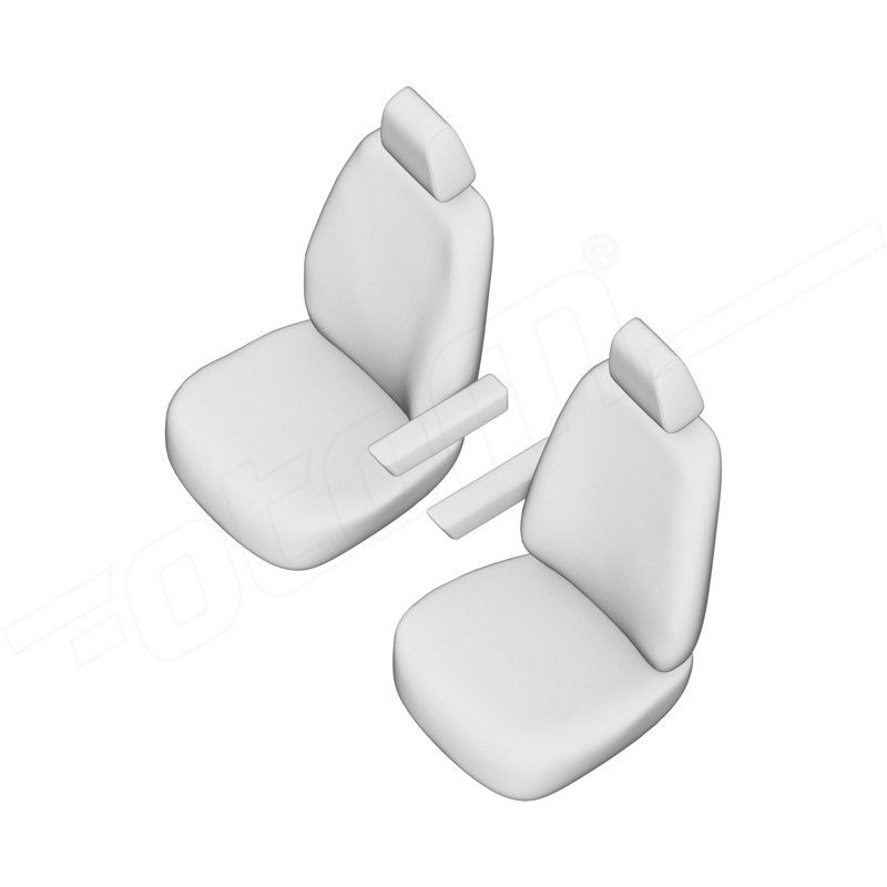 otoM Original Design Textile seat covers 1+1  Renault Master IV 2024- (armrest on both seats)