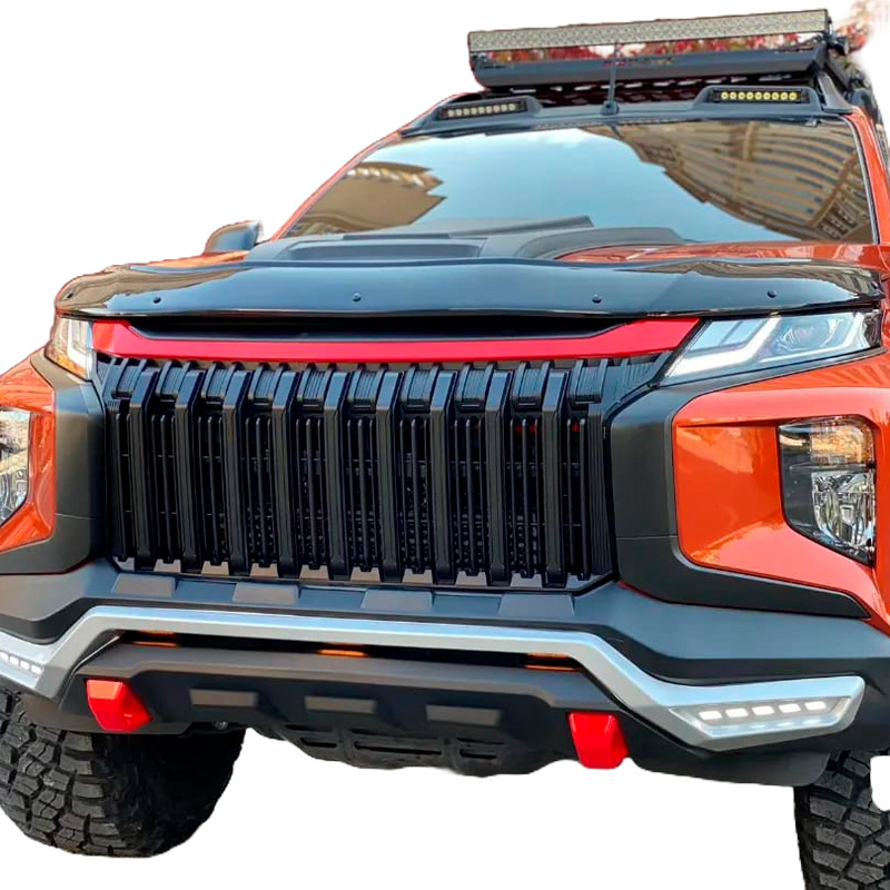 Bonnet Protector  Mitsubishi L200 Triton 6 2019- - Gloss black