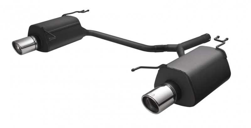 Muffler duplex Honda Accord 2008-2013 RVS eindstuk 100mm rond