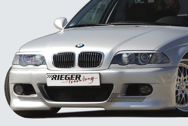 Frontbumper BMW E46 Compact M3-Look Rieger met extra koel openin