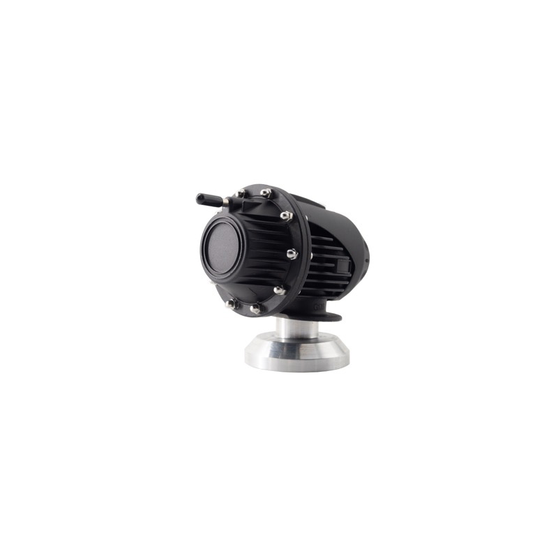 Simoni Racing Universal Blow-Off Valve Type 14 - for gasoline turbo engines - Connection 25mm, Length 95mm, Diameter 75mm - Black