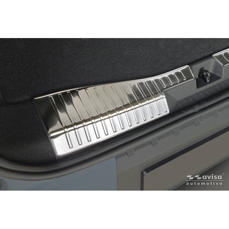 Avisa Stainless Steel Rear Bumper Protector  Opel Grandland II 2024- - Silver - 2-pieces