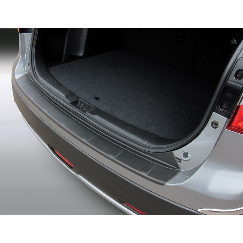 ABS Rear bumper protector  Suzuki SX4 S-Cross 10/2013- 'Ribbed' Black