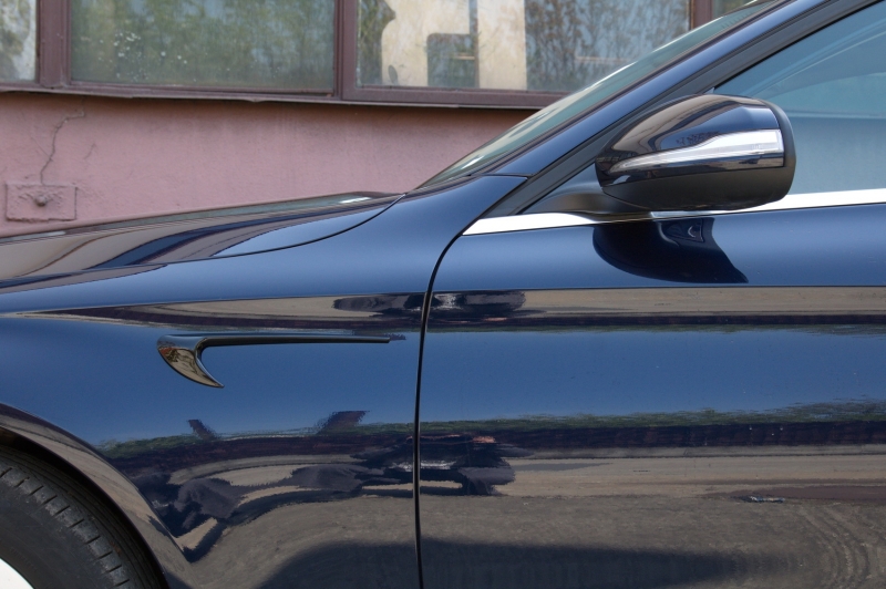 Zijscherm Grill passend voor Mercedes E-Klasse W213 C-Klasse W205 Glans zwart