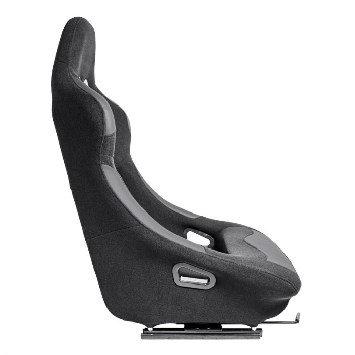 Sport seat 'BW' - Black - Non-reclinable back-rest - incl. slides