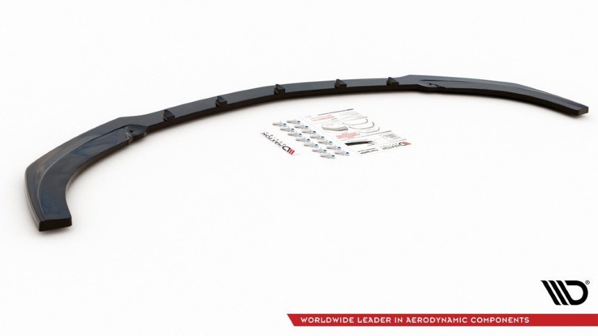 Voorspoiler passend voor Mercedes AMG GT 63s Maxton Design glans zwart v.2