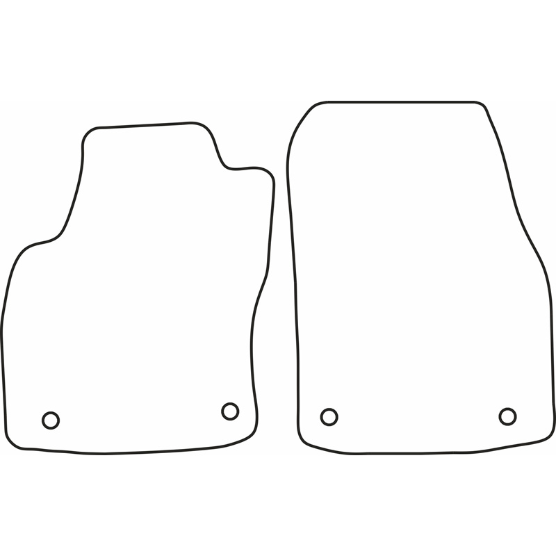 Set velour car mats  Opel Tigra TwinTop 2004-2010