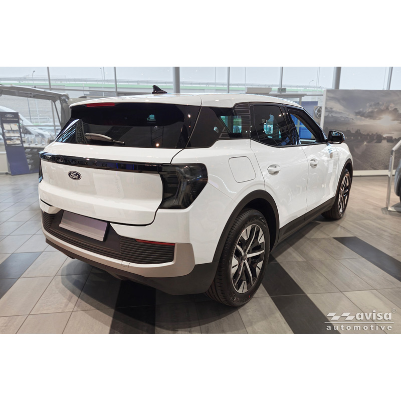 Avisa Black Stainless Steel Rear bumper protector  Ford Explorer EV 2024- 'Ribs'
