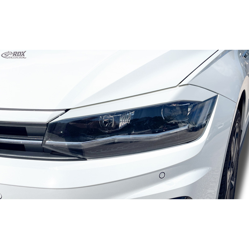 Head light spoilers  Volkswagen Polo (AW) 2017- (ABS)