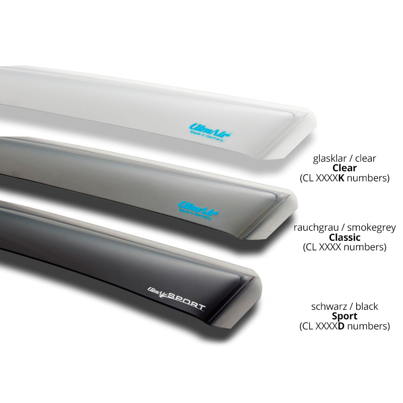 Window Visors  Toyota Carina E sedan/station 1992-1998