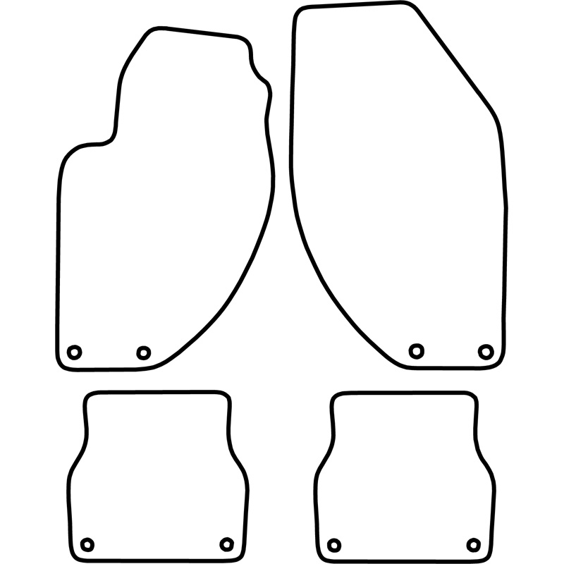 Set car mats  Alfa Romeo 166 2000-2003