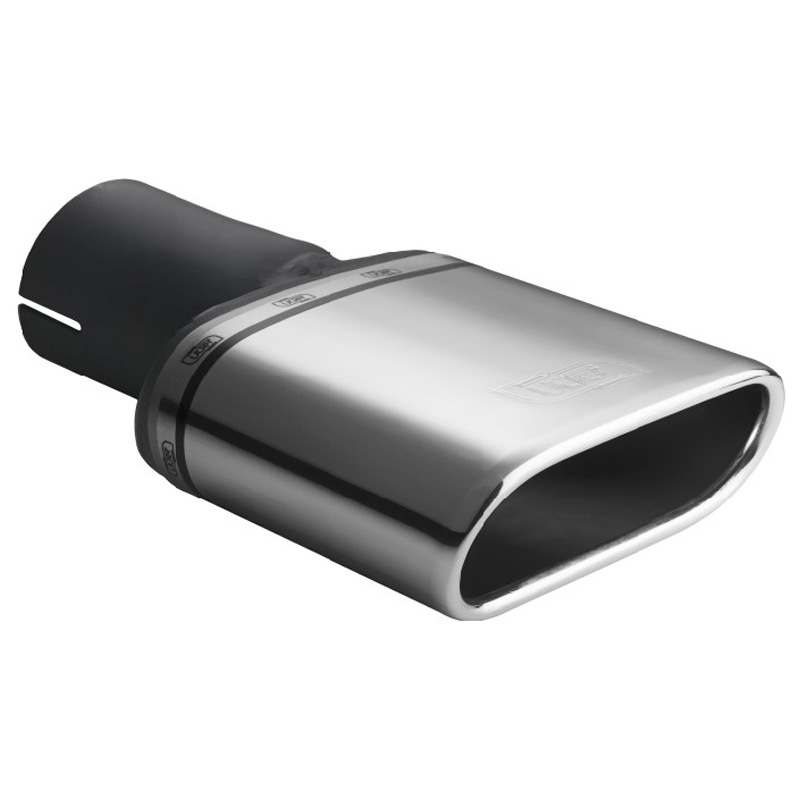 Ulter Sport Exhaust finisher - Oval 167x60mm - Length 200mm - Installation ->50mm - Inox