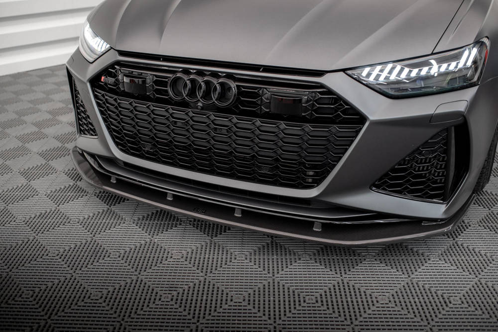 Voorspoiler passend voor Audi RS6 / RS7 C8 Maxton Carbon