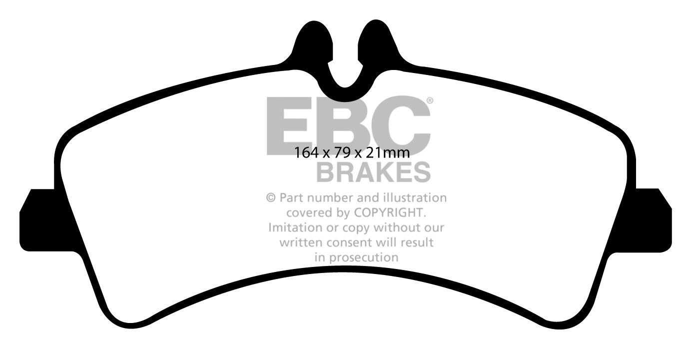 EBC Brakes MERCEDES BEDRIJFSWAGEN Sprinter 518D 3.0 TD 2006-.. R