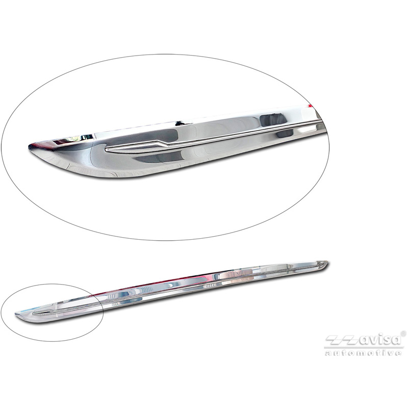 Avisa Chrome Stainless Steel Trunk Tailgate Trim Cover  Nissan Juke II (F16) 2019-