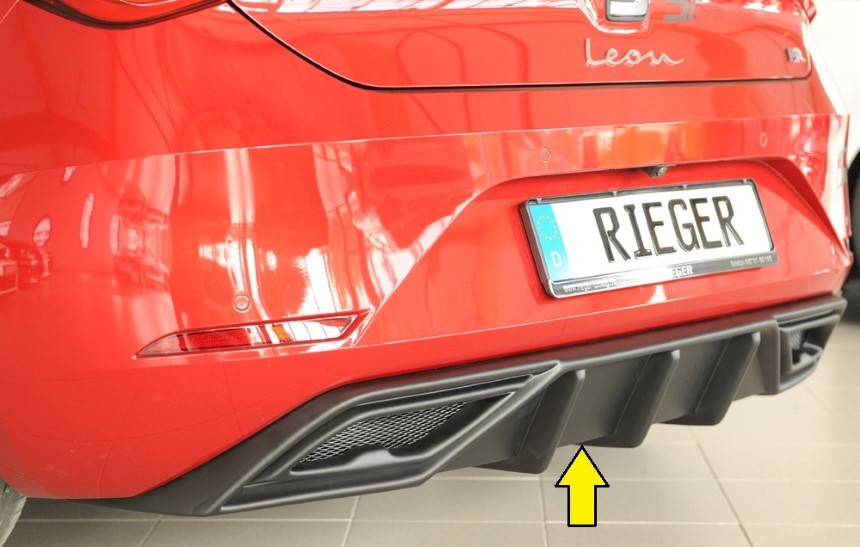 Diffuser passend voor Seat Leon KL Rieger