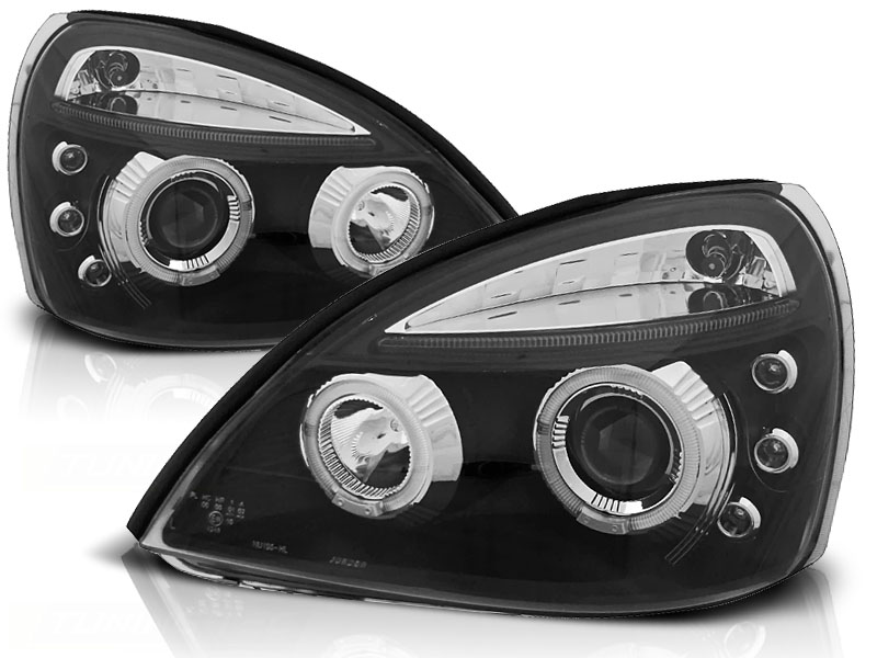 Headlights Renault Clio C 01- Black