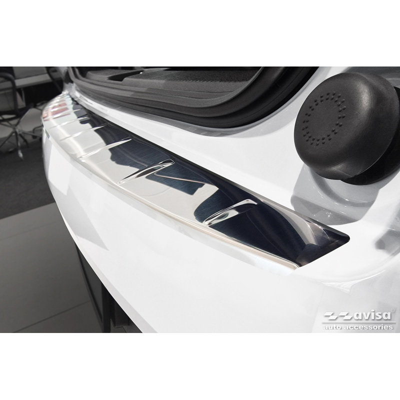 Stainless Steel Rear bumper protector  Volvo EX30 2023- 'Ribs'