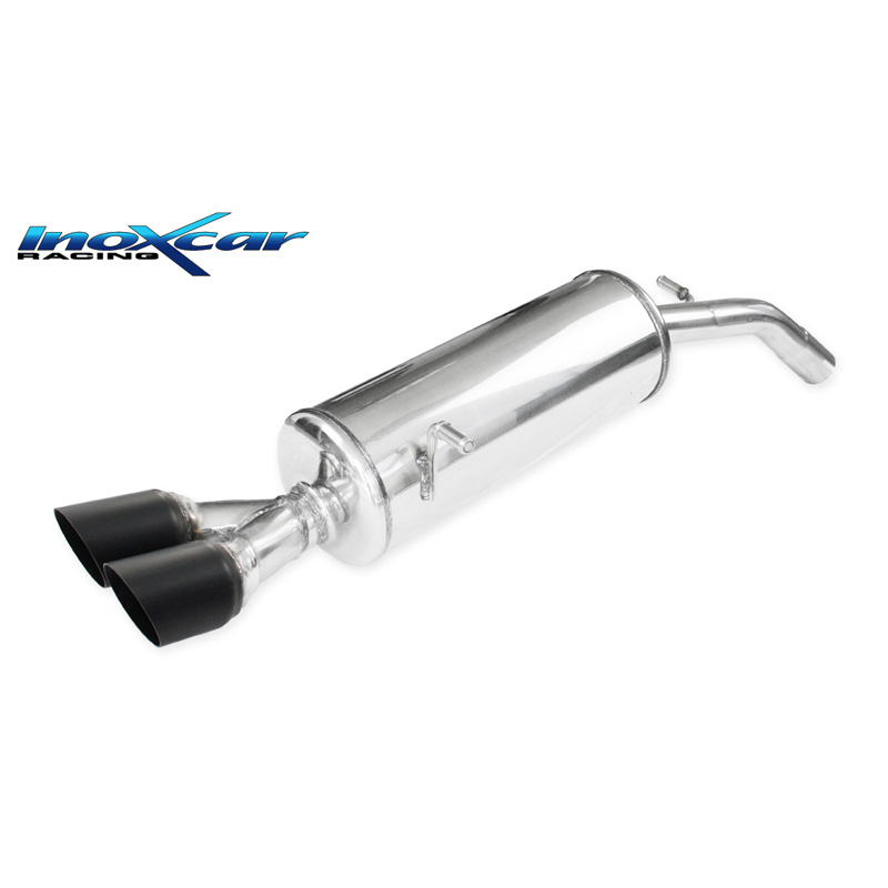 100% Inox Sport Exhaust  Peugeot 208 1.6 16v Turbo GTi (200HP) 2013- 2x80mm Ceramic Black