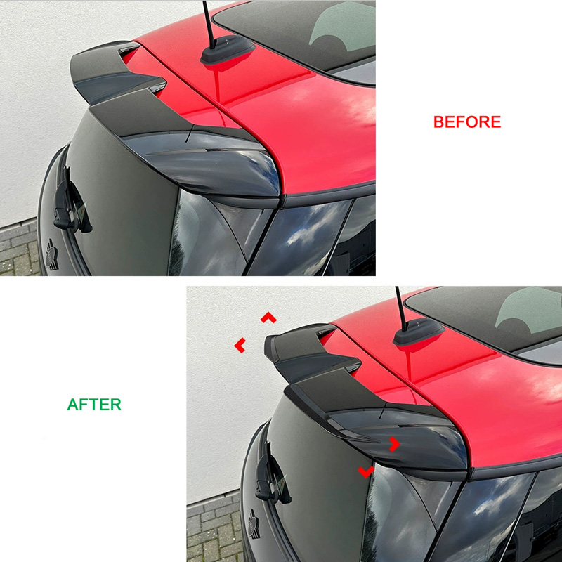 Roof spoiler (Spoiler Cap)  Mini F65/F66/J01 Cooper S JCW 2024- (ABS Glossy Black)