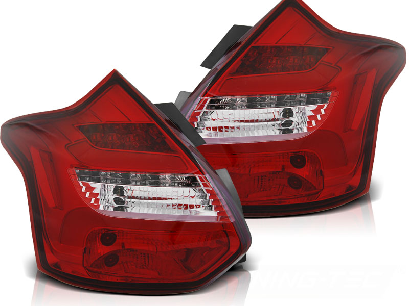 Ford Focus III 2011-2014 LED Dynamic Red/Smoke Tail Lights