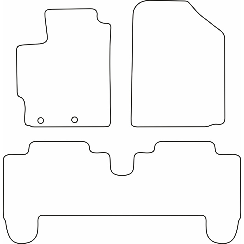 Set car mats  Toyota Yaris 3/5 doors 2006-2011