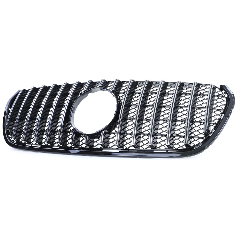 Grill passend voor Mercedes X klasse W470 17-20 GT Look Zwart/Chroom