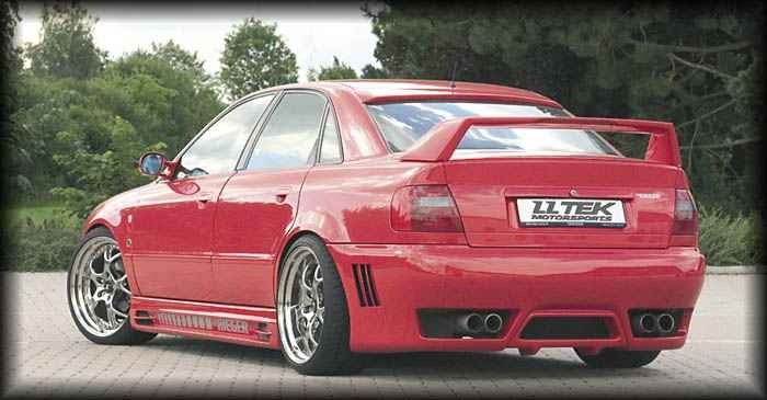 Sideskirts Audi A4 B5(ook avant) with 2 schacht and 2 uitsnedes