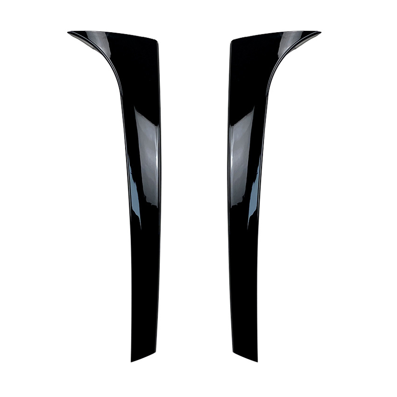 Set rear window side spoilers  Skoda Karoq (NU7) 2017- (ABS Glossy Black)