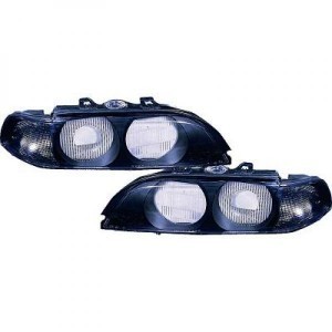 Headlight covers BMW E39 White Clear indicators