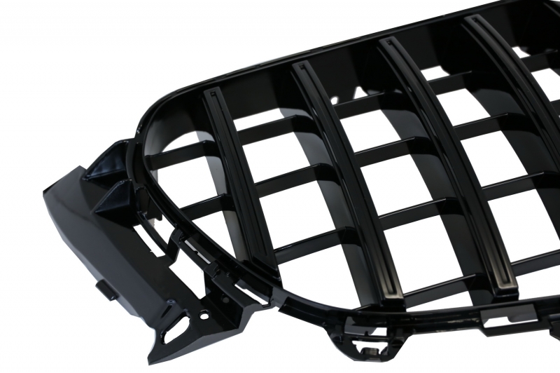 Grill passend voor Mercedes E-Class W213 S213 C238 (2016-Up) GT-R Panamericana Design Zwart