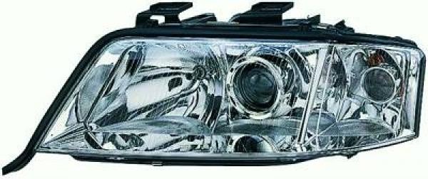 Koplamp links Audi A6. 01-04 HELLA H7+H7