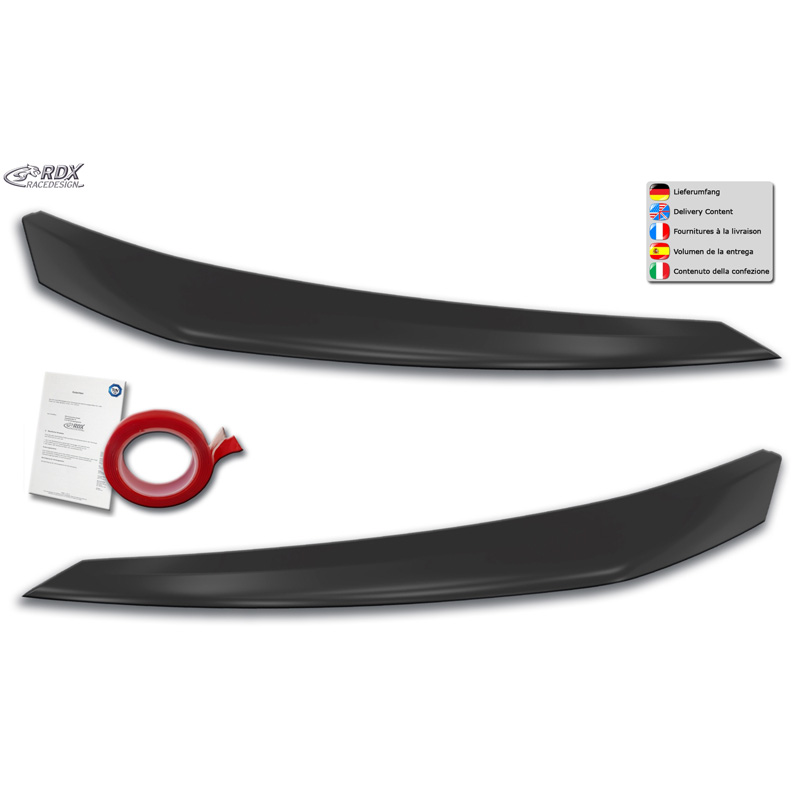 Head light spoilers  Peugeot 208 II & 2008 II 2019- (ABS)