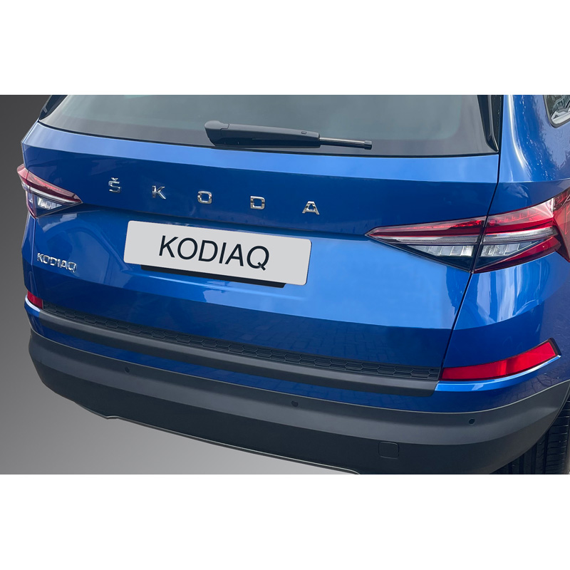 ABS Rear bumper protector  Skoda Kodiaq Facelift 07/2021-06/2024 Black