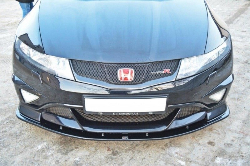 Voorspoiler Honda Civic VIII Type R GP Glanzend Zwart