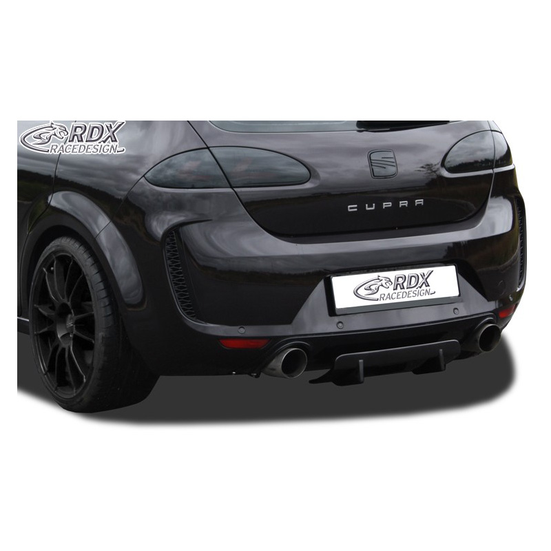 Rear bumper skirt 'Diffuser U-Diff'  Seat Leon (1P) 2005-2012 (PU)