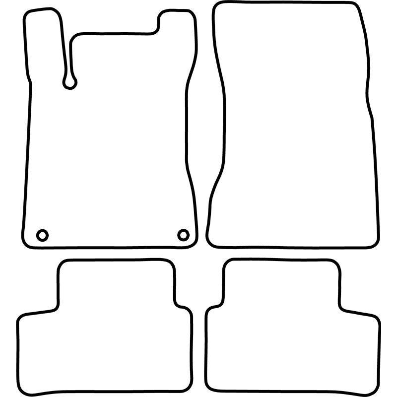 Set car mats  Mercedes A-Class W177 2018- & B-Class W247 2019-