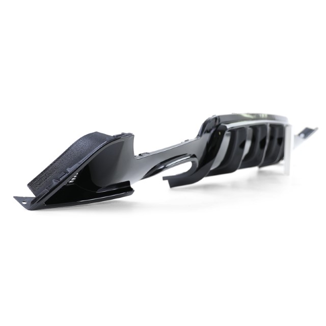 Diffuser passend voor BMW 4-serie F32 / F36 2013- Glans Zwart M-Pakket Duplex M4