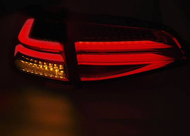 Tail Lights VW Golf VII Red LED Tube