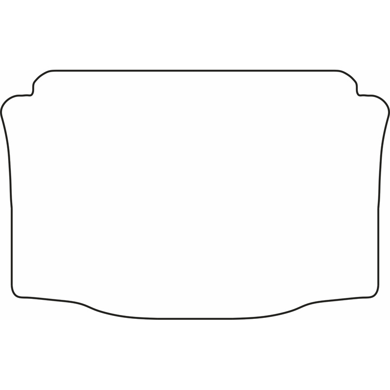 Velour Trunk mat  Volkswagen Up! / Skoda Citigo / Seat Mii 2012- (Low loading floor)
