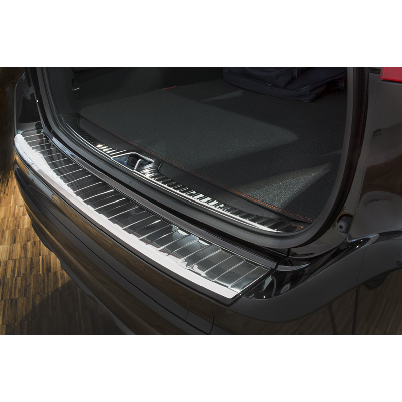 Stainless Steel Rear bumper protector  Volvo XC60 2013-2016 'Ribs'