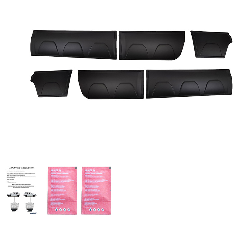 Body Cladding  Volkswagen Amarok MK1 2010-2022 - Matt black